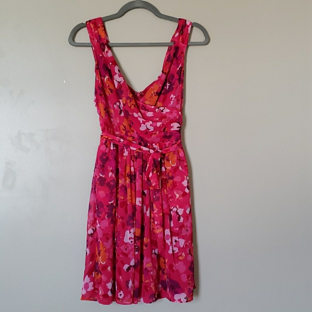 Express Pink Fit and Flare Dress Size 0